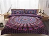 3PCS 3D Mandala Print Litteur Ensemble de couette de motif floral queen Size Cover Bohemian Bohemian Lotus Lotus Bed Set6162194