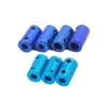 1pc D14L25 Acoplamento de liga de alumínio Bore 3/4/5/6/6.35/7/8/10mm 3d Parte do eixo azul acoplador de parafuso Conector do motor de passo