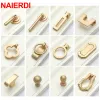 Naierdi Solid cynk stop European Meble European Handel Vintage Gold Szaft Pulls Kitchen Cupboard uchwyt pokrętła szuflady sprzętu