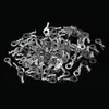 100 pcs M3/M4/M5/M6 Agelli ad anello Occhi Crampa Cringal Accabici Connettore di cavi 3,2 mm 4,2 mm 5,2 mm 6,2 mm Kit non isolato