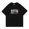 Kith Mens Design T-Shirt Frühling Sommer 3Color T-Shirts Urlaub Kurzarm Casual Briefe Drucken Tops Größe Range S-XXL