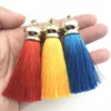 5st/Lot 70mm Silk Tassels örhängen Tillbehör Hantverk Tasslar för gardin DIY Hantverk Handgjorda presentsmycken som tillverkar tillbehör