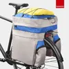 Sahoo 60L Bicycle Carrier Bag W/ Rain Cover Rear Rack Trunk Luggage Pannier Back Seat Double Side Bags Outdoor Cycling Storage 1