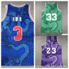 Rok koszulka Jersey of the James Iverson Ball Bird Hafted Basketball Shirt City Version