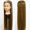 NEVERLAND 30'' 75cm Long Thick Hairs for head Practice Training Head Hairdressing Styling Synthesis Training Mannequin Doll Head