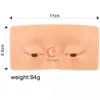 Nieuwste siliconen 5d wenkbrauw oogmake -up oefen skin pad professional voor make -up schoonheid academie siliconen oogvorm