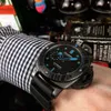 dla męskich zegarków mechanicznych luksusowe automatyczne szafirowe lustro 47 mm 13 mm importowane gumowe opaski zegarkowe Włochy Sport zegarkowe