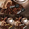 Rostfritt stål kaffescoop mätsked Cofee Ware Metal med korthandtagsredskap för torr vätska som mäter 240410