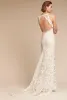 Mermaid Bhldn 2024 Trouwjurk Split voorkant