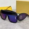 Übergroße Designerin Sonnenbrillen Frames für Männer Frau Süßigkeiten Farben Brille Sonnenbrille richtiger Brandbuchstaben Strandbrillen Sonnenbrillen mit Kasten