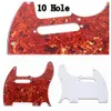 1PCS TL Style Guitar Pickguard 3 Pli 8/10 Trou avec vis pour guitare électrique TL 12 Coloer