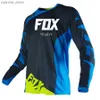 قمصان ركوب الدراجات تتصدر Motochross Mountain Enduro Bicycle Clothing Moto Downhill Theiry Teleyi Womens Bicycle Jersey Bmx Y240410