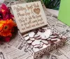 Camper Van Wedding Book Alternatives Upuść Top Wooden Hearts Personalizowane zabytkowe przyjęcie rocznicowe