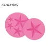 1Pcs Star shape Silicone Fondant Molds Baby birthday Holiday party Cake Decorating Tools Chocolate Moulds articles D0962