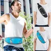 Sportväskor Sportmonterad midjepåse Multifunktionell Running Bag Mens Waterproof Fitness Outdoor Cash Telefon Y240410