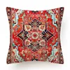 Indian Ethnic Pillow Case Red Bohemian Pudowcase Morty Interior for Home Decor Dekorativa kuddar för elegant soffa 40x40 45x45