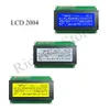 IIC I2C TWI Seri 2004 20x4 LCD Modül Mavi Yeşil Beyaz Arka Işık LCD, Arduino Uno R3 için I2C Arayüz Adaptörü ile eşleşebilir