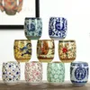 China Kung Fu Ceramic Teacups Blue And White Porcelain Teacup Jingdezhen Retro High White Porcelain Tea Cup Free Shipping