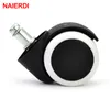 Naierdi 5 stcs 50kg Universal Mute Wheel 2 "vervangende bureaustoel Swivel Caster Rolling Roller Wheels Furniture Hardware