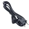 Sladdkabel Lead för TV-skrivare kameror PS4 PS3 1M/2M/3M/5M EU 2-PRONG till figur 8 C7 Rätt vinklad EU Euro AC Power