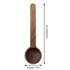 Coffee Scoops Walnut Mesury Scoop Wooden Spoon Beans Bar Article Article Tools for Home