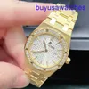 AP Movement Wrist Watch Royal Oak Series Watches Women's's Warm's 33 mm Diamètre Quartz Mouvement Steel White Gold Leisure Men's Luxury Watch 67651ba.zz.1261ba.01