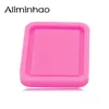 DY1306 Shiny Rectangle Backed Shaker Silicone Resin Mold for Photo Picture Pendant Jewelry Keychain, Crafts Epoxy Art DIY Molds