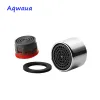 Aqwaua Water Saving Faucet Aerator 22MM Female Thread 4L/Min Crane Nozzle Attachment Spout Bubbler Tap Filter for Bathroom Mixer