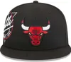 American Basketball "Bulls" Snapback Hats 32 équipes Luxury Designer Finals Champions Locker Room Casquette Sports Hat Strapback Snap Back Adjustable Cap B1