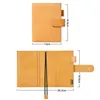 Moterm Full Grain Vegetable Tanned de cuero original A6 más cubierta para A6 Stalogy Notebook Planner Organizer Agenda Journal Diary 240409