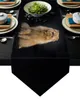 ペルシャ猫のかわいいペットテーブルランナーモダンキッチン装飾テーブルフラグテーブルクロスプレースマットホテルテーブルランナー