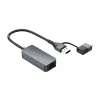 Karten USB C zu Ethernet -Adapter -Premium -Ethernet -Adapter für Laptop USB A und USB C ersetzt Typ C an RJ45 Gigabit Ethernet -Adapter