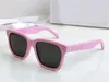 사각형 선글라스 하바나 그린 3 도트 여성 여름 Sunnies Gafas de Sol Designer Sunglasses Shades occhiali da Sole UV400 보호 안경