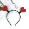 Rolig röd kärlekshjärtpil Boppers pannband Valentines Day Elastic Hair Hoop Hair Accessories for Holiday Festival Costume Party