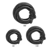 4/10/18m Black Greenhouse Rubber Strip Line Supplies Acessórios de estufa para vedação de vidro Ferramenta de estufa de jardim