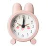 Creative Cute Mini Metal Metal Pequeno Clock eletrônico Relógio pequeno Clock Table Relógio Manhã Despertador Retro Portátil Bell Desk