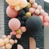 5-36inch Pink Orange Balloons Arch Garland Wedding Happy Birthyday Baby Shower Party Background Decor Globos Kids Toys Balloons