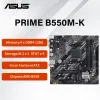 Placas -mãe New Asus Prime B550mk placa -mãe Dual M.2, PCIE 4.0, 1 GB Ethernet, SATA 6 Gbps, USB 3.2 Gen 2 Typea