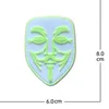 Mask Man Pvc Rubber Hook Patch Tactical Military Badge Militar