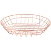 Dinnerware Sets Snack Wire Basket Fruits Baskets French Fries Fried Plates Storage Metal Tray Serving Popcorn