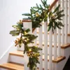 Декоративные цветы искусственные рождественские гирлянды Vine Seasonal Pine Geels Cypress Greenery Plant Soft Green для домашнего декора