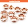 100set Rose Gold Kolor Metalowe przelotki oczu z Punch Punt narzędzie narzędzi do DIY Buty Pas Pas Kolnicze Akcesoria skórzane