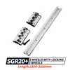 Dahili çift eksenli doğrusal kılavuz 20mm SGR20 Roller Slayt 1 Set: 1/2pcs SGR20 Kılavuz Uzunluğu 1200-2550mm ve SGB 3 ve Kilit