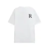 designer t shirt mens t skjortor grafisk tee 22 am svart vit t-shirt kvinnor trendiga rappare tshirts torr passar sommar överdimensionerad t-shirt man streetwear porträtt utskrift topp