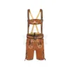 Germany Traditional Oktoberfest Mens Bavarian Lederhosen Shorts Custom New