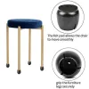 16st runda stolbensgolvskydd passar för 4/9 till 5/8 tum (12-16 mm) stolar cap bordsfot kuddar icke-halkmöbler täcker strumpa