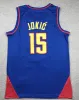 Custom 15 Jokic Basketball Jerseys Net Jamal Murray Michael Porter Jr. Aaron Gordon Caldwell Pope Christian Braun Zeke Nni City Jersey Edition Men