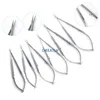 12,5cm/14cm/16cm/18cm Castroviejo Solter de agulha com trava reta/curva Grampo de agulha Ophthalmic Instrument 1pcs