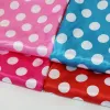 2 cm stor polka dot tyg polyester satin charmeuse diy sömnad material 100 cm*148 cm