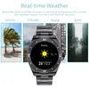 LIGE Steel Belt Smart Watch for Men Calal Resom Watches New IP67 IP67 Smartwatch Smartwatch Android iOS Mether Push Wristwatch Clock